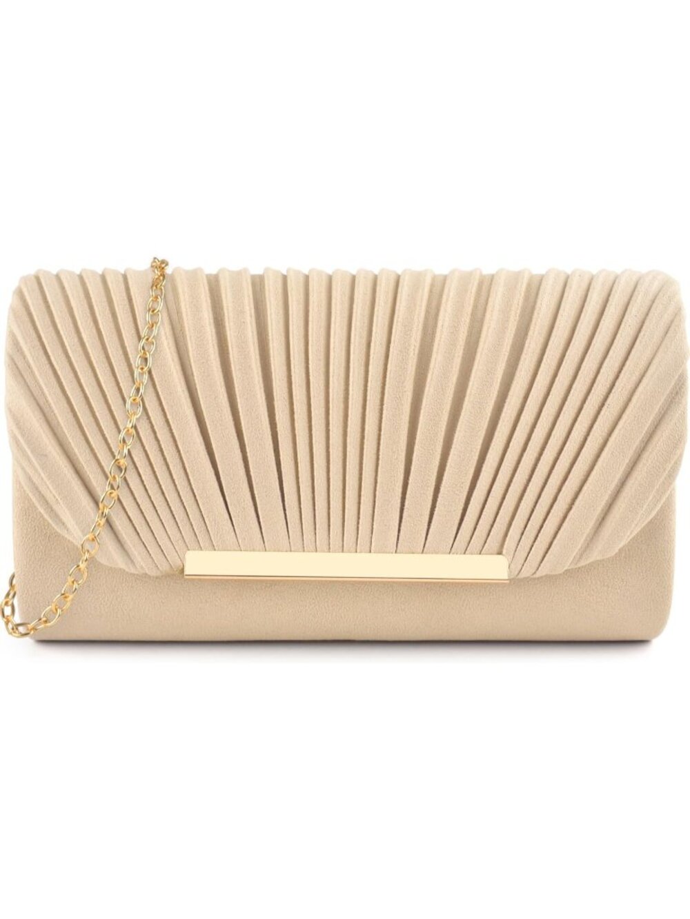 👜 Women's Nude Formal Wedding Party Cocktail Prom Crossbody Clutch Purses